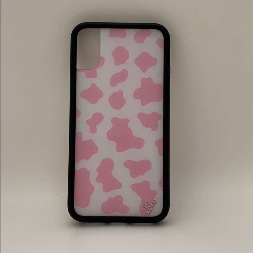 -Wildflower Pink Moo iPhone Case